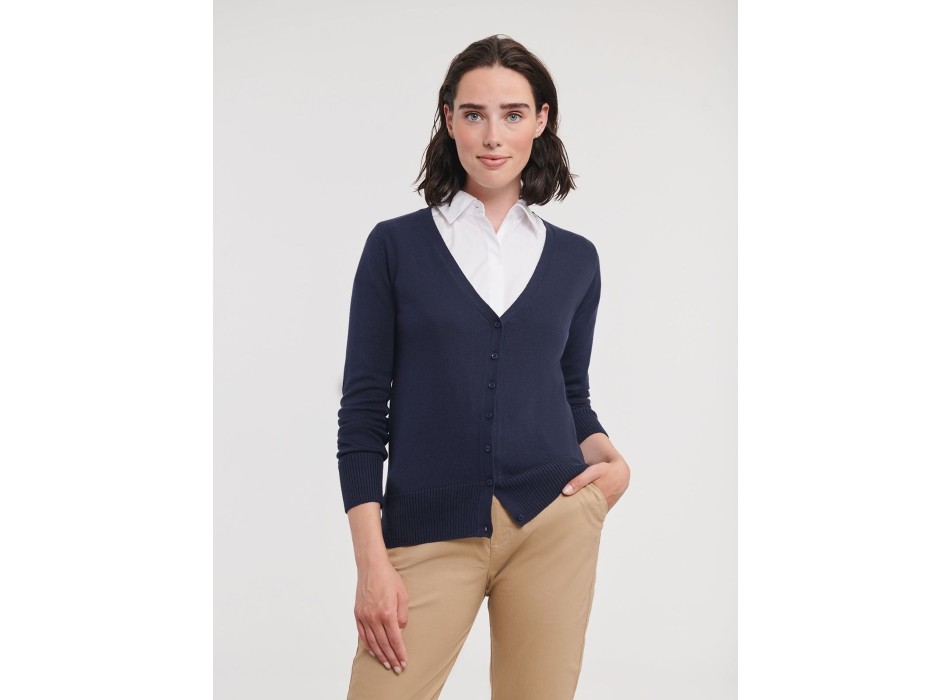 Ladies' V-Neck Knitted Cardigan FullGadgets.com