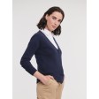 Ladies' V-Neck Knitted Cardigan FullGadgets.com