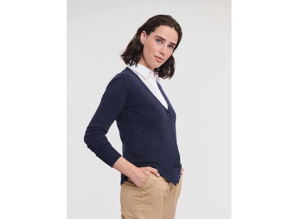 Ladies' V-Neck Knitted Cardigan FullGadgets.com