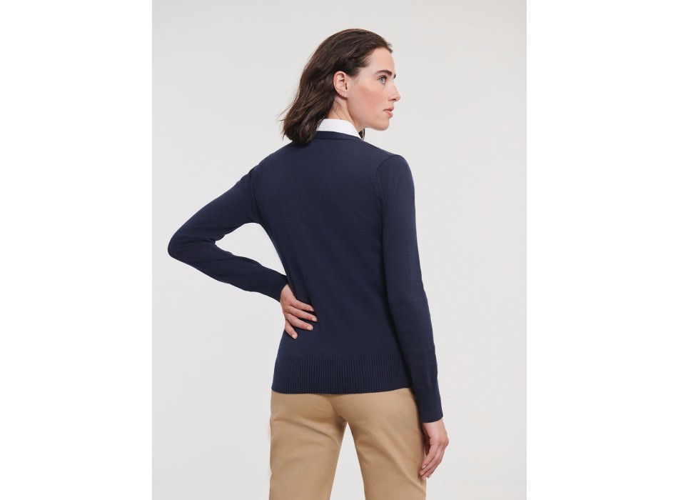 Ladies' V-Neck Knitted Cardigan FullGadgets.com