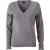 Ladies V-Neck Pullover 100% Cotone Personalizzabile