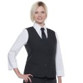 Ladies' Waistcoat Basic 100% Cotone Personalizzabile |KARLOWSKY