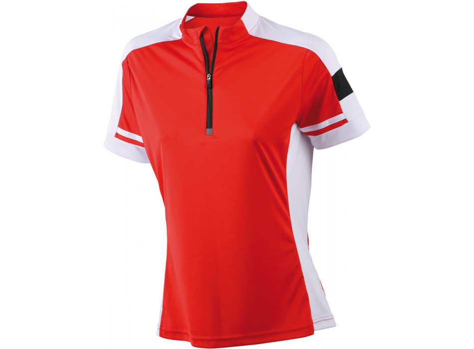 LADY BIKE-T 1/2 ZIP 100%P J&N FullGadgets.com