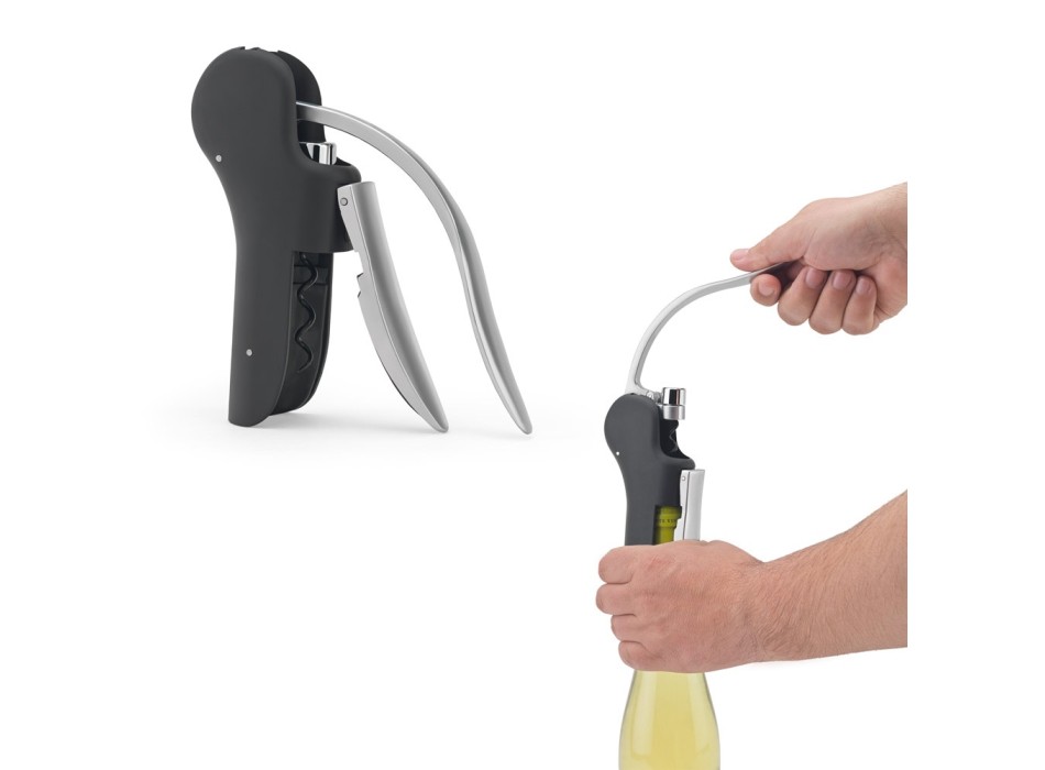 LAGREIN. Cavatappi in ABS e zinco con leva automatica per una facile apertura FullGadgets.com