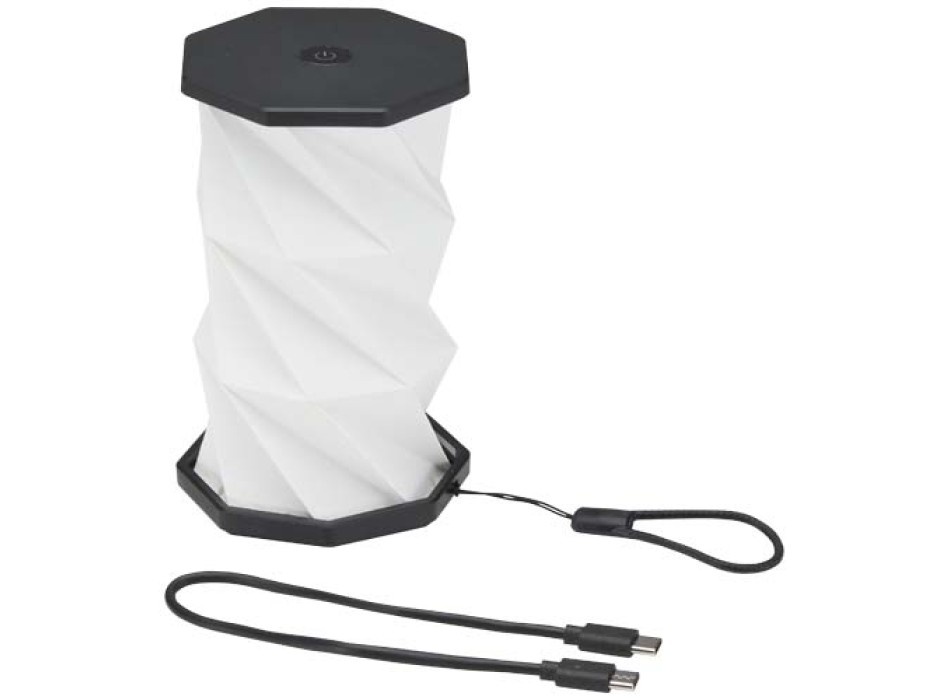 Lampada da tavolo pieghevole in plastica riciclata Celestia FullGadgets.com