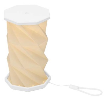Lampada da tavolo pieghevole in plastica riciclata Celestia FullGadgets.com