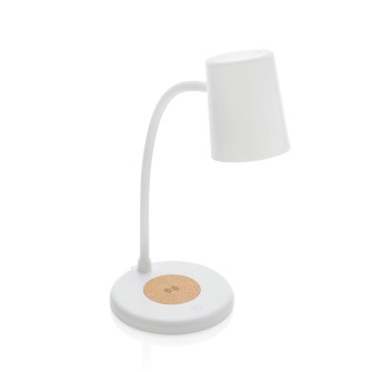 Lampada Zanara con caricatore wireless 15W in plastica RCS FullGadgets.com