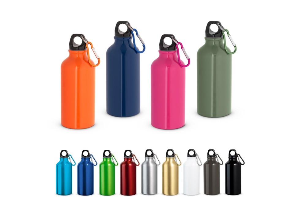 LANDSCAPE S. Borracce sportive in alluminio con moschettone 400 mL FullGadgets.com