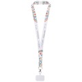 Lanyard con stampa a sublimazione, supporto per telefono e meccanismo di sicurezza Addie 