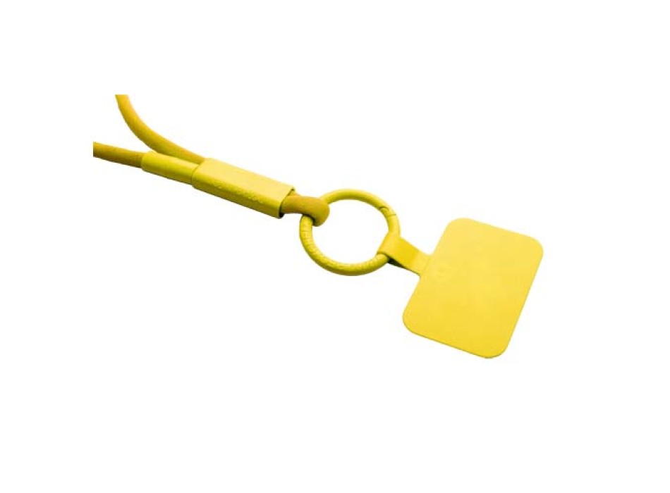 Lanyard con supporto per telefono e tubetto in plastica riciclata Tubyard FullGadgets.com