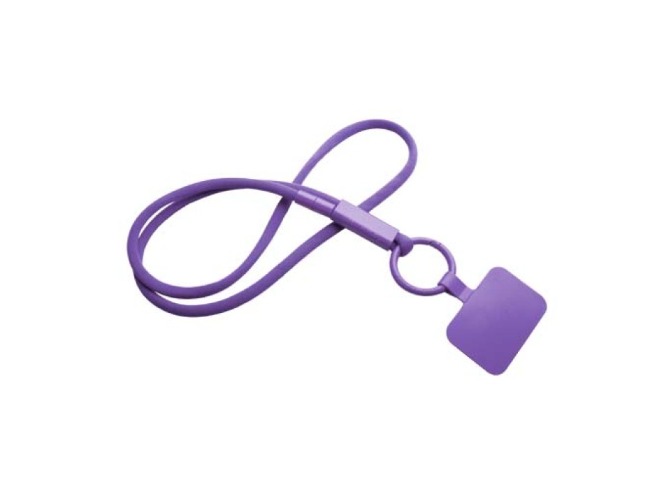 Lanyard con supporto per telefono e tubetto in plastica riciclata Tubyard FullGadgets.com