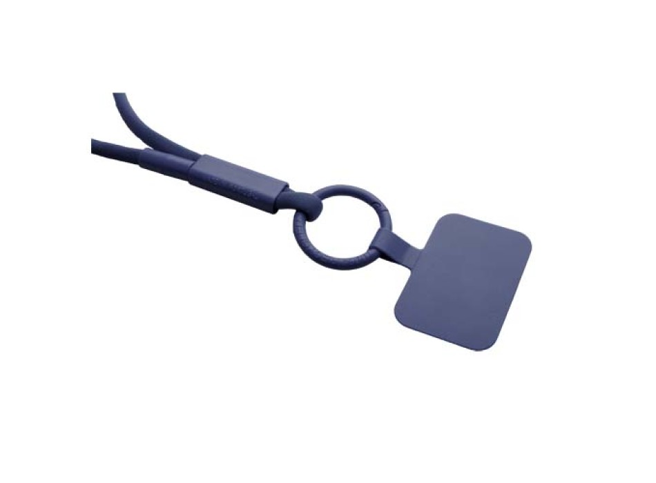 Lanyard con supporto per telefono e tubetto in plastica riciclata Tubyard FullGadgets.com