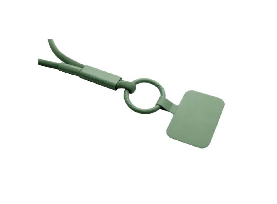 Lanyard con supporto per telefono e tubetto in plastica riciclata Tubyard FullGadgets.com