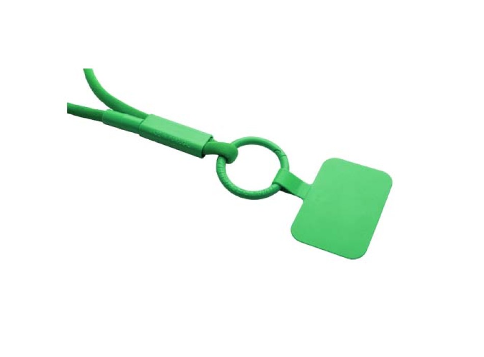 Lanyard con supporto per telefono e tubetto in plastica riciclata Tubyard FullGadgets.com
