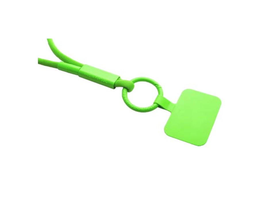 Lanyard con supporto per telefono e tubetto in plastica riciclata Tubyard FullGadgets.com