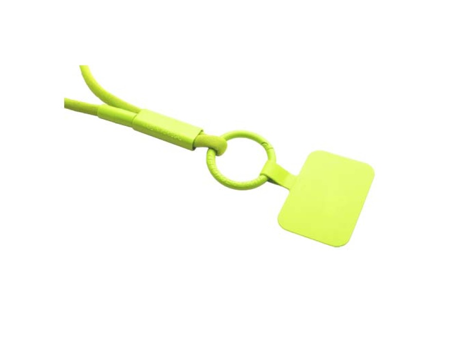 Lanyard con supporto per telefono e tubetto in plastica riciclata Tubyard FullGadgets.com