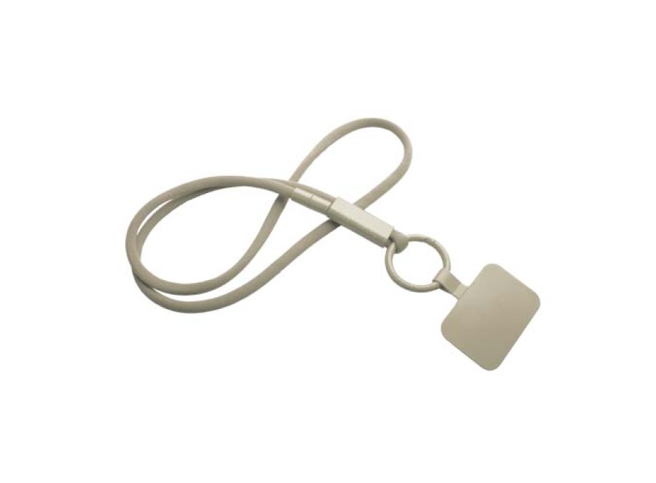 Lanyard con supporto per telefono e tubetto in plastica riciclata Tubyard FullGadgets.com