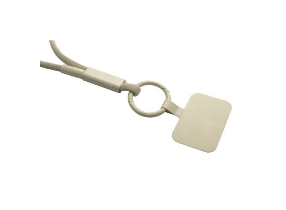 Lanyard con supporto per telefono e tubetto in plastica riciclata Tubyard FullGadgets.com