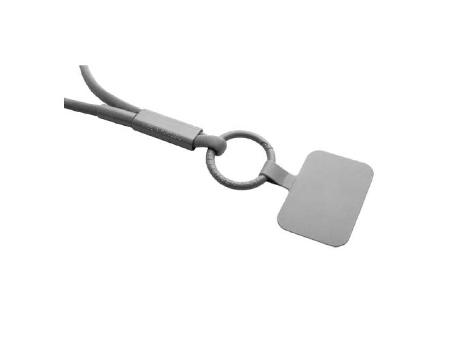 Lanyard con supporto per telefono e tubetto in plastica riciclata Tubyard FullGadgets.com