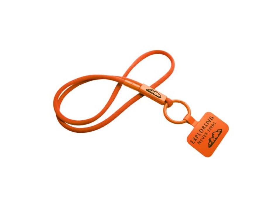 Lanyard con supporto per telefono e tubetto in plastica riciclata Tubyard FullGadgets.com