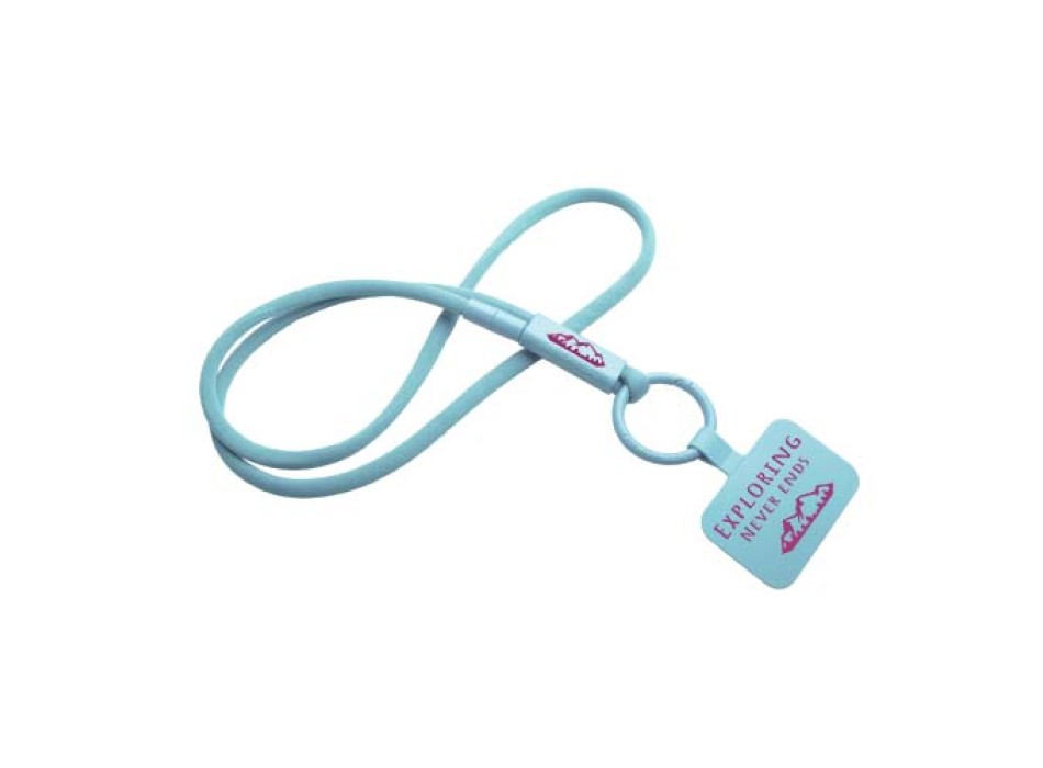 Lanyard con supporto per telefono e tubetto in plastica riciclata Tubyard FullGadgets.com