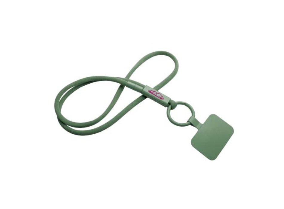 Lanyard con supporto per telefono e tubetto in plastica riciclata Tubyard FullGadgets.com