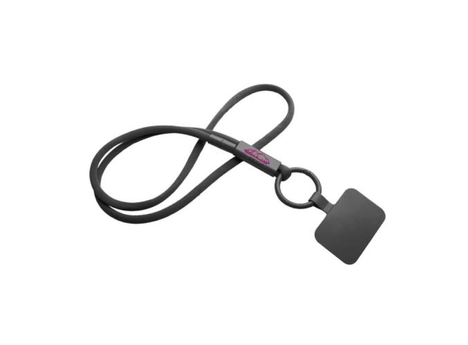 Lanyard con supporto per telefono e tubetto in plastica riciclata Tubyard FullGadgets.com