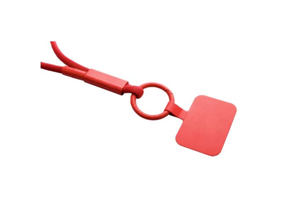 Lanyard con supporto per telefono e tubetto in plastica riciclata Tubyard FullGadgets.com