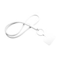 Lanyard con supporto per telefono e tubetto in plastica riciclata Tubyard
