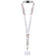 Lanyard in PET riciclato con stampa a sublimazione, supporto per il telefono e meccanismo di sicurezza Addie FullGadgets.com