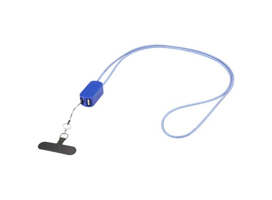 Lanyard per smartphone in plastica riciclata con cavo integrato 5-in-1 da 27 W Anser FullGadgets.com