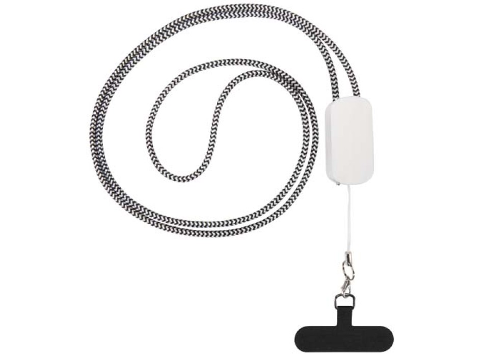Lanyard per smartphone in plastica riciclata con cavo integrato 5-in-1 da 27 W Anser FullGadgets.com