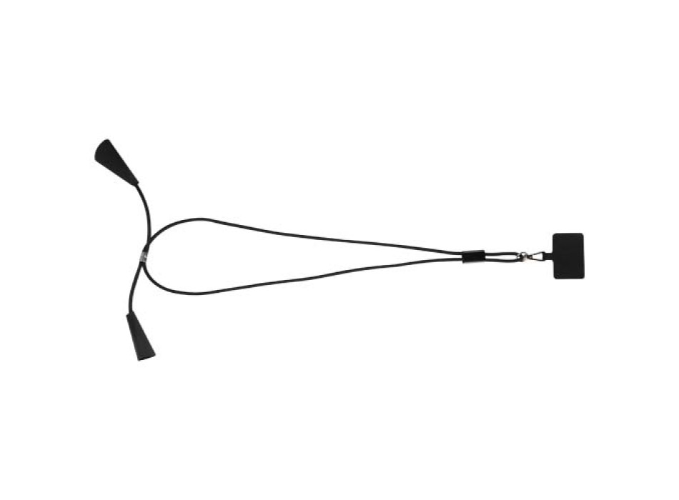 Lanyard per smartphone in plastica riciclata con cavo integrato per la sincronizzazione dati e la ricarica rapida 5 in 1 da 100 W Funi FullGadgets.com