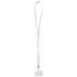 Lanyard per smartphone in plastica riciclata con cavo integrato per la sincronizzazione dati e la ricarica rapida 5 in 1 da 65 W Franz FullGadgets.com