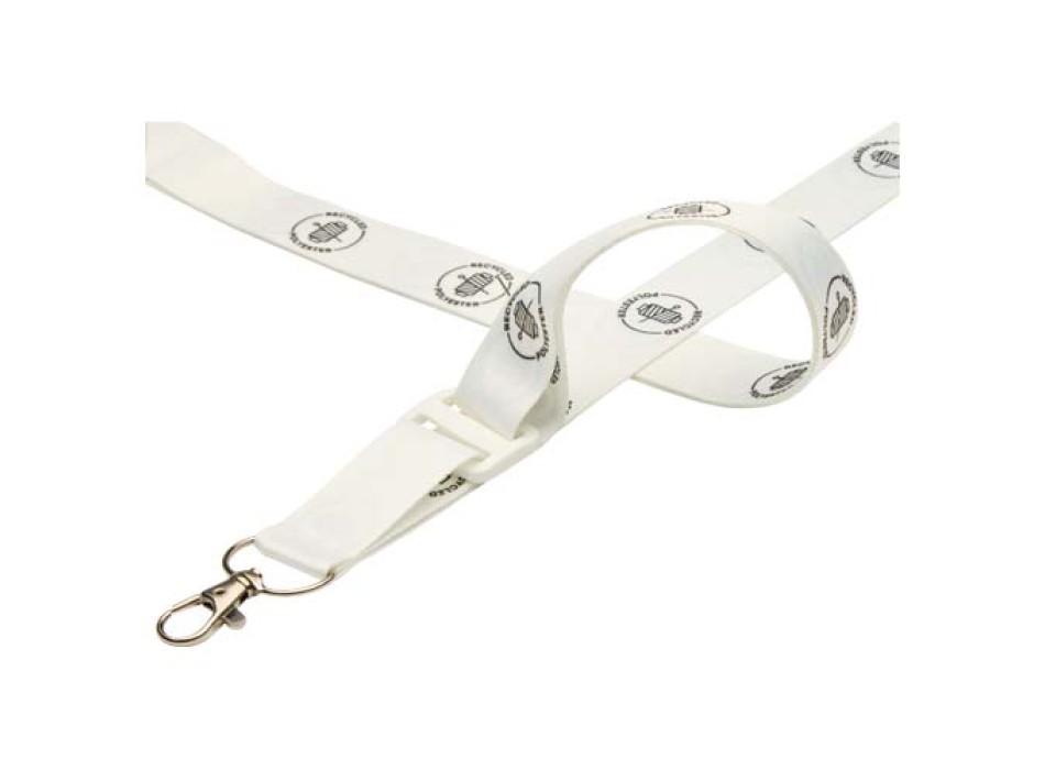 Lanyard regolabile in PET riciclato con stampa a sublimazione Liv FullGadgets.com