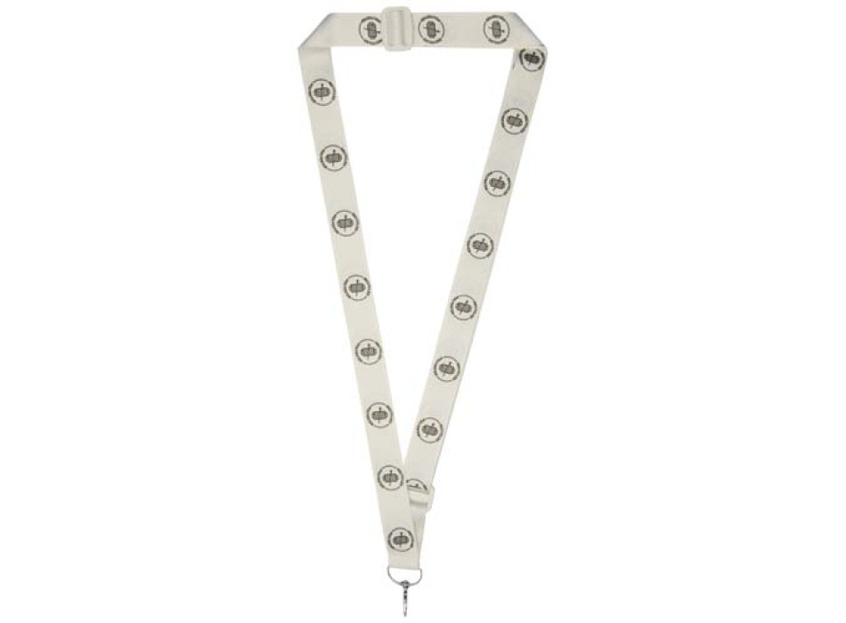 Lanyard regolabile in PET riciclato con stampa a sublimazione Liv FullGadgets.com