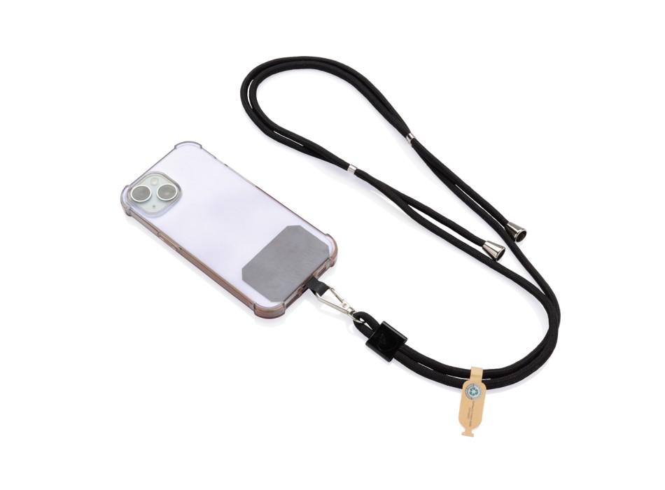 Lanyard regolabile porta telefono CarryLoop in rPET RCS FullGadgets.com