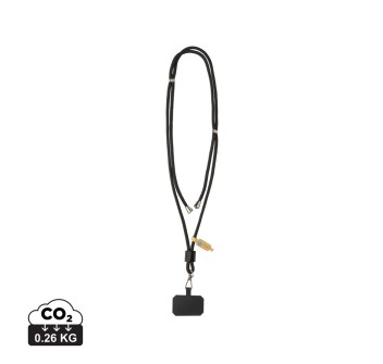 Lanyard regolabile porta telefono CarryLoop in rPET RCS FullGadgets.com