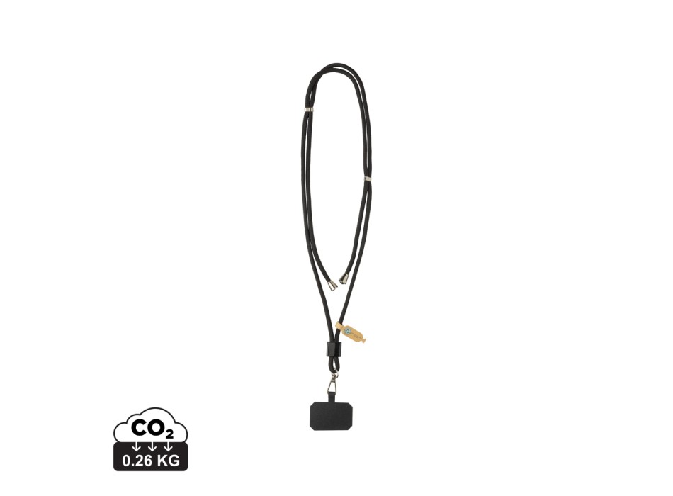 Lanyard regolabile porta telefono CarryLoop in rPET RCS FullGadgets.com