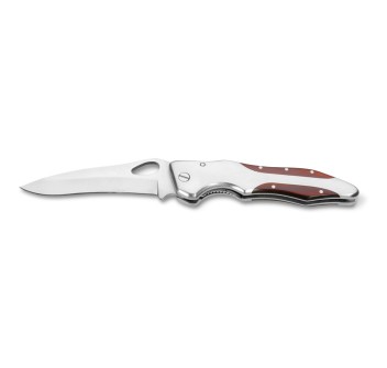 LAWRENCE. Coltello tascabile in acciaio inox e legno FullGadgets.com
