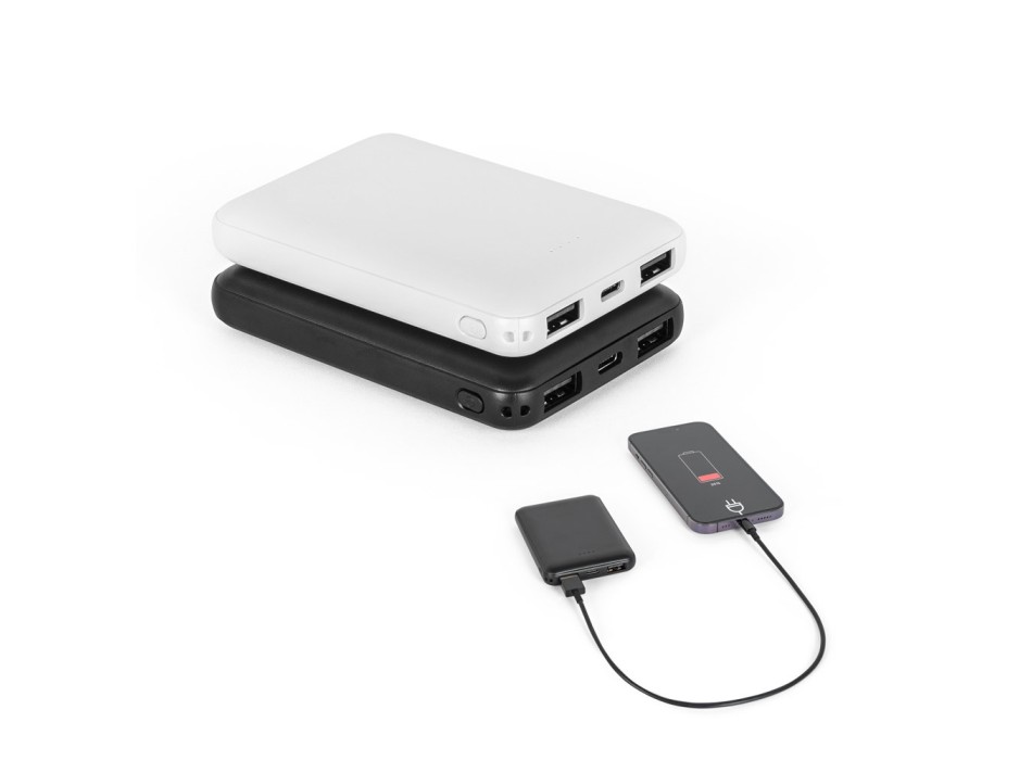 LEAKEY 5. Power bank 5'000 mAh in ABS riciclato (100% rABS) FullGadgets.com