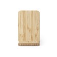 LEAVITT. Supporto per smartphone e porta biro con caricatore wireless veloce da 10W in bambù FullGadgets.com