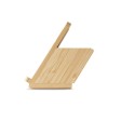 LEAVITT. Supporto per smartphone e porta biro con caricatore wireless veloce da 10W in bambù FullGadgets.com