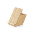 LEAVITT. Supporto per smartphone e porta biro con caricatore wireless veloce da 10W in bambù FullGadgets.com