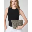 Leopard Print Canvas Accessory Bag FullGadgets.com