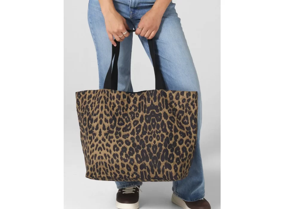 Leopard Print Carryall Tote Bag FullGadgets.com