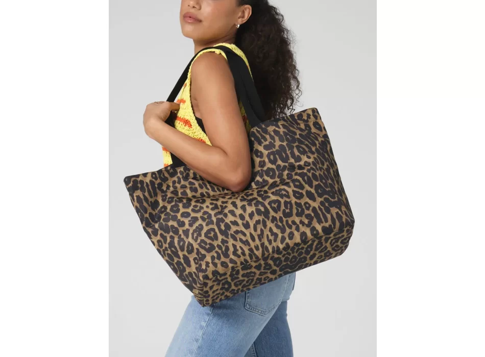 Leopard Print Carryall Tote Bag FullGadgets.com