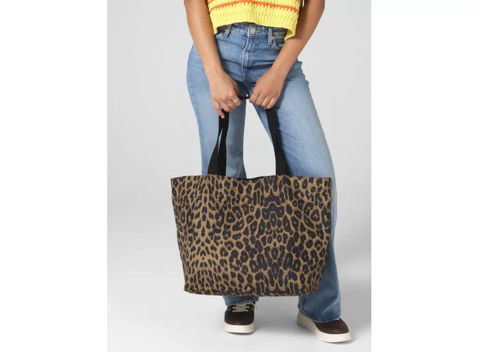Leopard Print Carryall Tote Bag FullGadgets.com