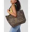 Leopard Print Carryall Tote Bag FullGadgets.com