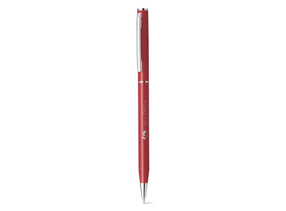 LESLEY METALLIC. Penna a sfera in alluminio con clip e meccanismo a rotazione FullGadgets.com
